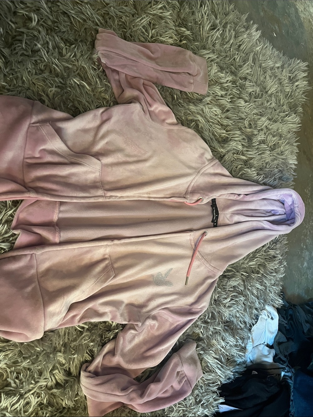 PLAYBOY Light Pink zip up